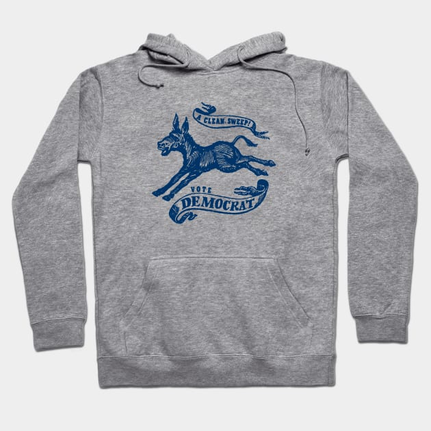 VOTE DEMOCRAT 1968 Hoodie by BUNNY ROBBER GRPC